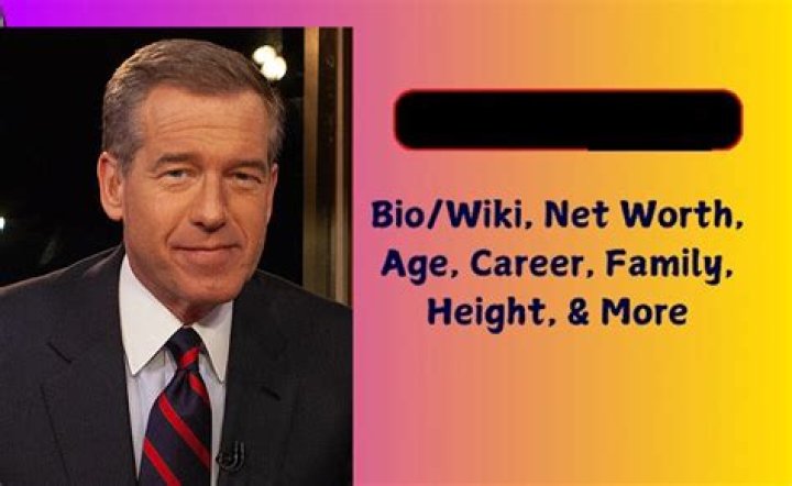 Brian Williams Biography, Age, Height, Net Worth, Family