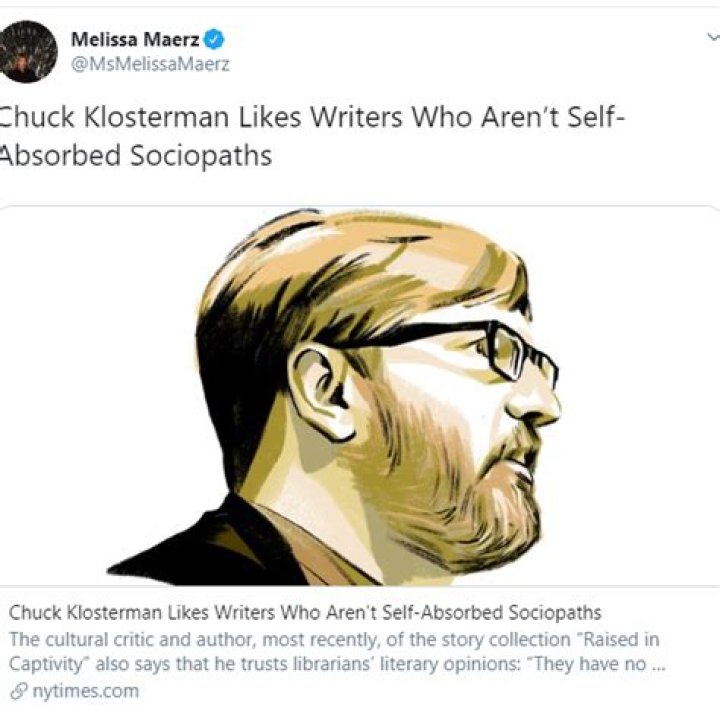Chuck Klosterman Biography, Age, Height, Wife, Net Worth, Family