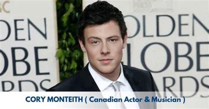 Cory Monteith Biography, Age, Height, Wife, Net Worth, Family