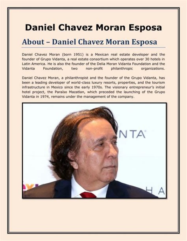 Daniel Chavez Moran Biography, Age, Height, Wife, Net Worth, Family