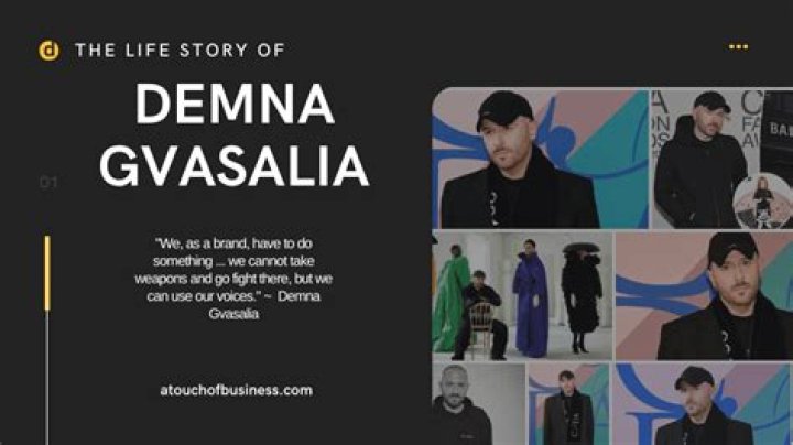Demna Gvasalia Biography, Age, Height, Wife, Net Worth, Family