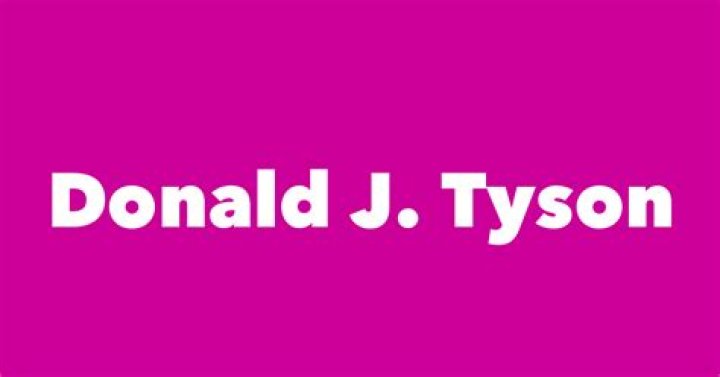 Donald J. Tyson Biography, Age, Height, Wife, Net Worth and Family