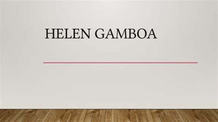 Helen Gamboa Biography, Age, Height, Husband, Net Worth, Family