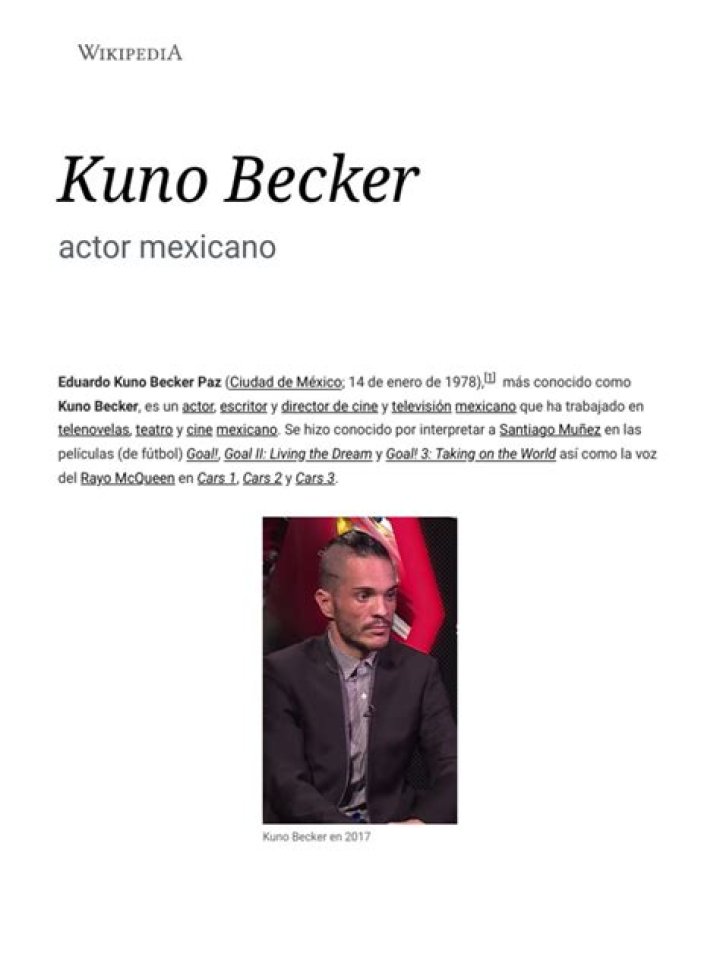 Kuno Becker biografía, edad, altura, esposo, net worth, familia