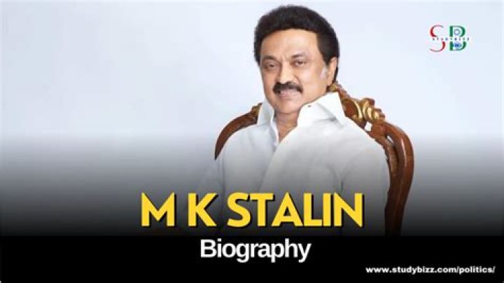 M. K. Stalin Biography, Age, Height, Wife, Net Worth, Family
