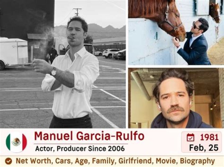 Manuel Garcia-Rulfo Biography, Age, Height, Wife, Net Worth, Family
