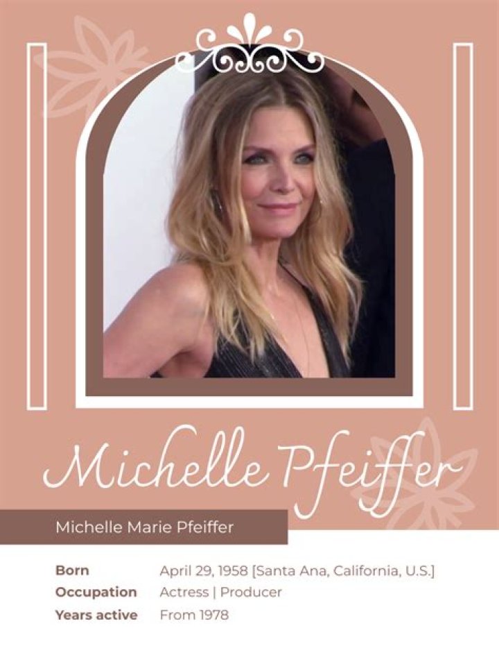 Michelle Pfeiffer Biography, Age, Height, Husband, Net Worth, Family