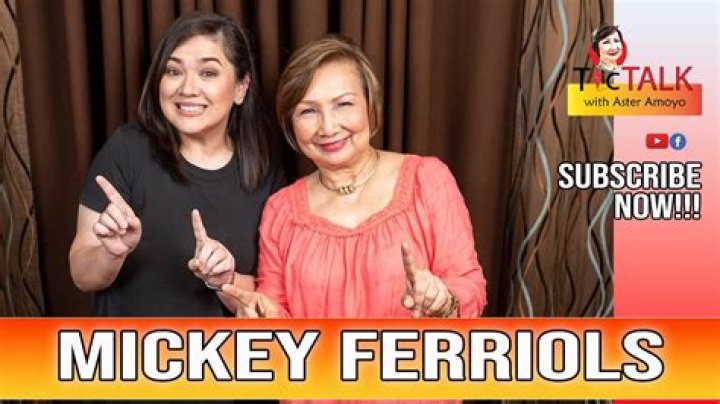 Mickey Ferriols Biography, Age, Height, Husband, Net Worth, Family