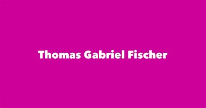 Thomas Gabriel Fischer Biography, Age, Height, Wife, Net Worth, Family